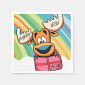 Happy New Year Else - Festivals Design der Feier Serviette (Vorderseite)