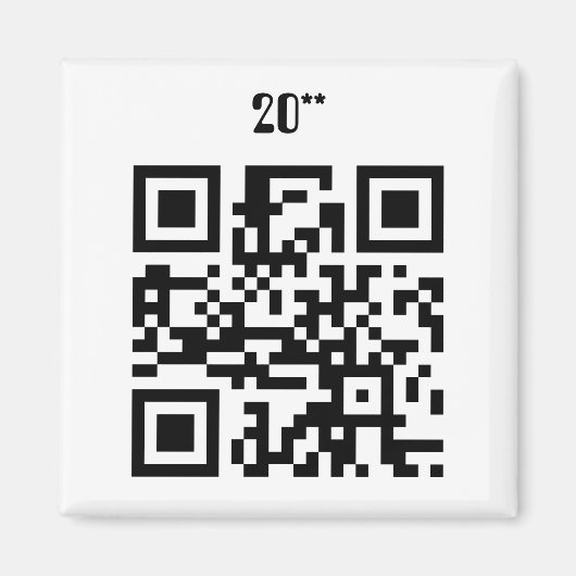 Happy New Year - Englisch Magnet (Vorne)