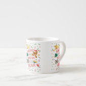 Happy new year espressotasse (Vorderseite Rechts)