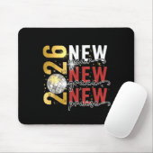 Happy New Year Eve 2026 New Year Party Hello 2026 Mousepad (Mit Mouse)
