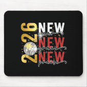 Happy New Year Eve 2026 New Year Party Hello 2026 Mousepad (Vorne)