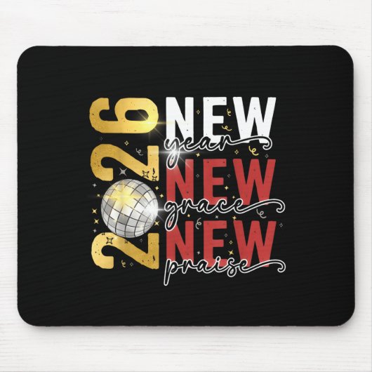 Happy New Year Eve 2026 New Year Party Hello 2026 Mousepad (Vorne)