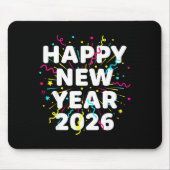 Happy New Year Eve Party 2026 Nye Family Matching Mousepad (Vorne)