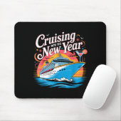 Happy New Year Family Cruise Matching Celebration Mousepad (Mit Mouse)