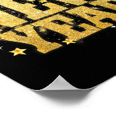 Happy New Year Family Wiedersehen Party Neujahr Poster (Ecke)