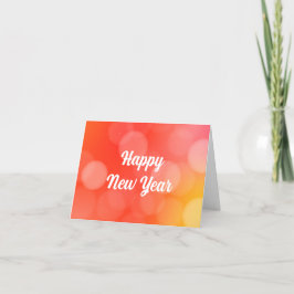 Happy New Year Feiertagskarte