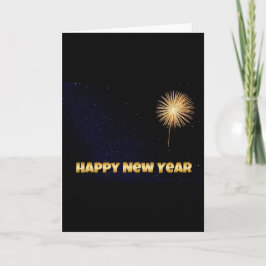 Happy New Year Feiertagskarte