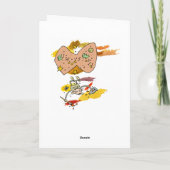 Happy New Year Feiertagskarte (Rückseite)