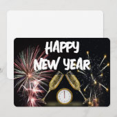 Happy New Year Feiertagskarte (Vorne/Hinten)