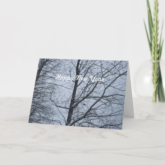 Happy New Year Feiertagskarte (Vorderseite)