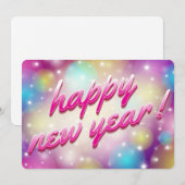 Happy New Year Feiertagskarte (Vorne/Hinten)