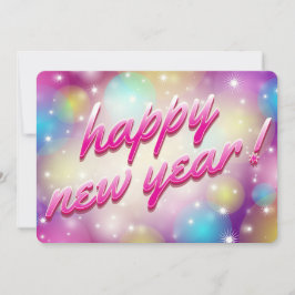 Happy New Year Feiertagskarte