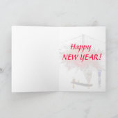Happy New Year Feiertagskarte (Innenseite)