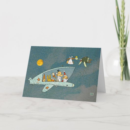 Happy New Year Feiertagskarte (Vorderseite)