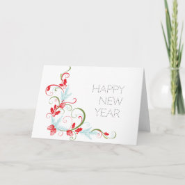 Happy New Year Feiertagskarte