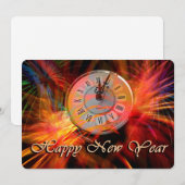 Happy New Year Feiertagskarte (Vorne/Hinten)