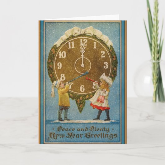 Happy New Year Feiertagskarte (Vorderseite)