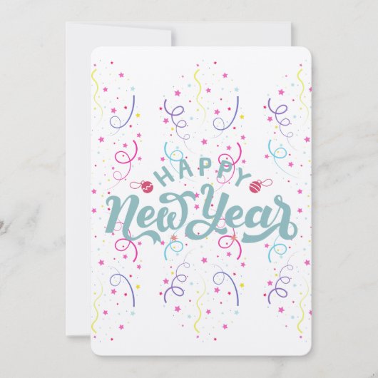 Happy new year feiertagskarte (Vorderseite)