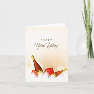 Happy New Year Feiertagskarte