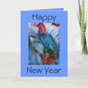 Happy New Year Feiertagskarte