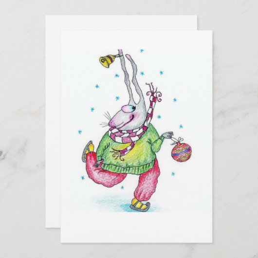 Happy New Year Feiertagskarte (Vorne/Hinten)