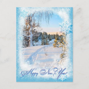 Happy New Year Feiertagspostkarte