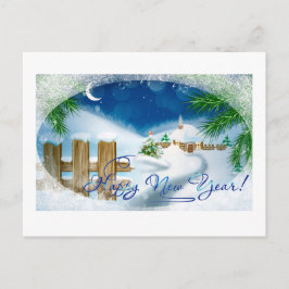 Happy New Year Feiertagspostkarte