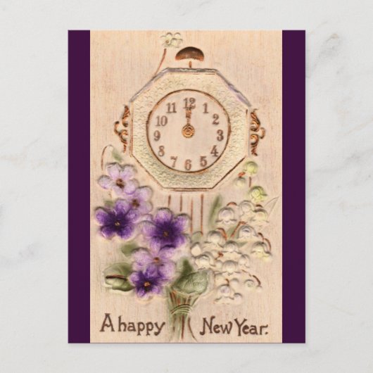 Happy New Year Feiertagspostkarte (Vorderseite)