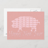 Happy New Year Feiertagspostkarte (Vorne/Hinten)