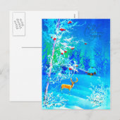 Happy New Year Feiertagspostkarte (Vorne/Hinten)