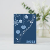 Happy New Year Feiertagspostkarte (Stehend Vorderseite)