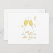 Happy New Year Feiertagspostkarte (Vorne/Hinten)