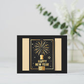 Happy New Year Feiertagspostkarte