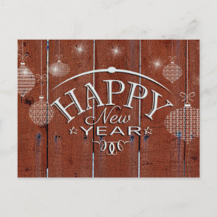 Happy New Year Feiertagspostkarte
