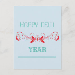 Happy New Year Feiertagspostkarte