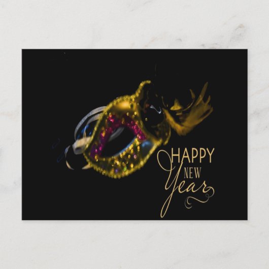 Happy New Year Feiertagspostkarte (Vorderseite)