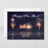 Happy New Year Feiertagspostkarte (Vorne/Hinten)