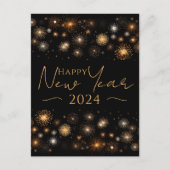 Happy New Year Feiertagspostkarte (Vorderseite)