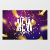 Happy New Year Fensteraufkleber (Blatt)