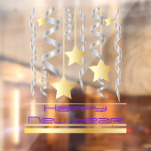 Happy New Year Fensteraufkleber (Blatt 2)