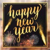 Happy New Year Fensteraufkleber (Blatt 2)