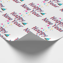 Happy New Year Festival Party Colorful Epic