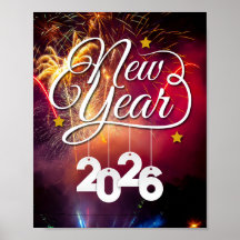 Happy New Year - Festive Celebration Design