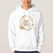 Happy New Year" Festive Hoodie (Vorderseite)