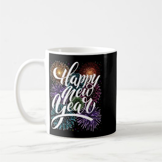 Happy New Year Firework Family Matching Men Women  Kaffeetasse (Links)