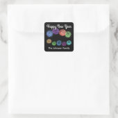 Happy New Year Fireworks #1 Stickers (Tasche)