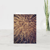 Happy New Year Fireworks Golden 2023 Custom (Rückseite)