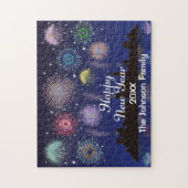 Happy New Year Fireworks Puzzle (Vertikal)