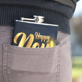 Happy New Year Flachmann