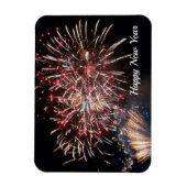 Happy New Year Flexible Foto Magnet (Vertikal)